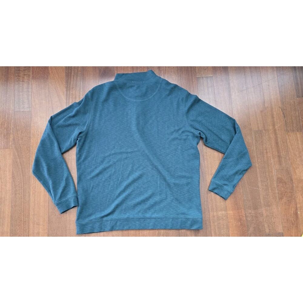 Peter Millar Quarter Zip 1/4 Zip Sz M Green - Picture 2 of 5